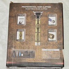 Tagliacapelli e Regolabarba Professionale USB - Lama Acciaio al Carbonio, Alta P