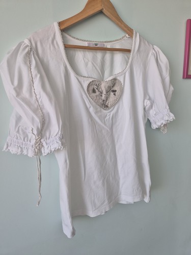 Top bavarese tirolese maniche - top,