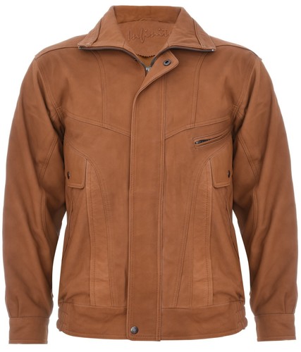 Giacca pelle marrone - in,