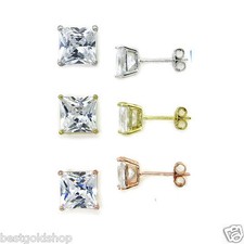 Set 3 orecchini a perno vero