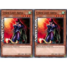 2x CYBER LADY ARPIA • (Cyber Harpie Lady) • Comune • LDS2 IT067 • 1Ed • Yugioh!