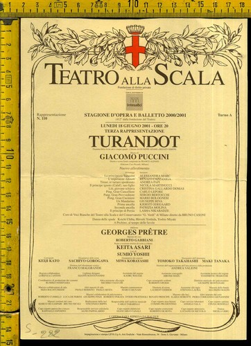 Teatro alla scala locandina - alla,