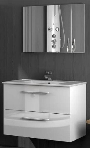 Mobile bagno sospeso 80x46x58h - mobile,