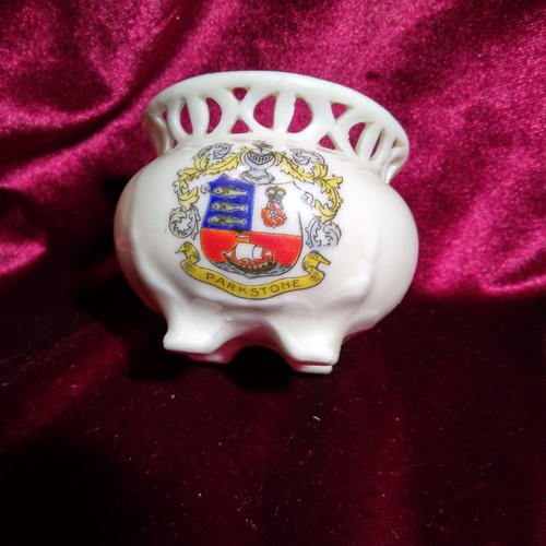 Crested ware vaso - crested,