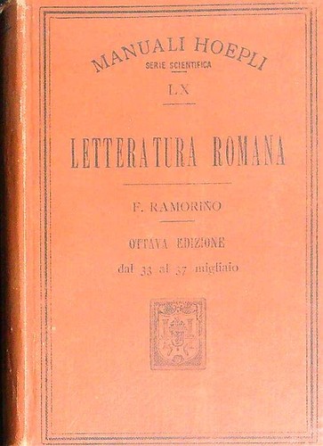 Letteratura romana ottava - romana.,