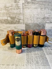 VSOP Grand Armagnac Ducastaing ShotGun Shell bottiglie in bandolier molto RARO
