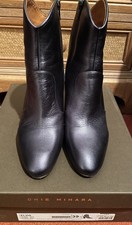 Stivaletti Chie Mihara 'Elvia' in pelle blu navy metallizzato UK 6,5/EU 39,5