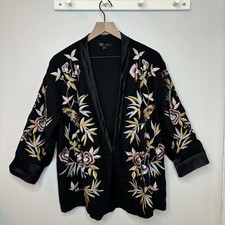 Giacca kimono boho nero