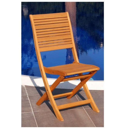 Sedia legno eucalypto a - legno,