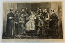 1877 magazine engraving ~ POPE