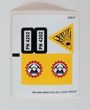 Lego 4202 Mining Truck Foglio