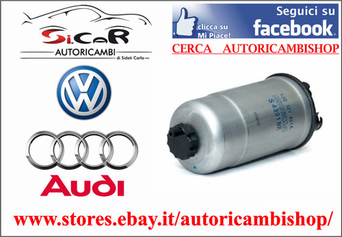 Filtro carburante audi - filtro,