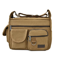 Borse a Tracolla in Tela Da Uomo Borsa a Tracolla Da Viaggio Casual Tote Da Uomo