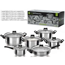 Batteria di pentole 12 pezzi