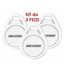 HIKVISION AX PRO CHIAVE LETTORE DI PROSSIMITA MIFARE TAG kit da 3 pezzi
