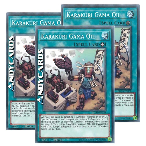 Karakuri gama oil olio - 3x,