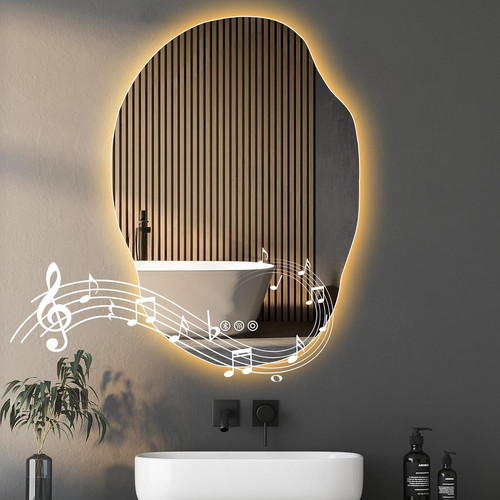 Specchio bagno led 25x35 con - led,