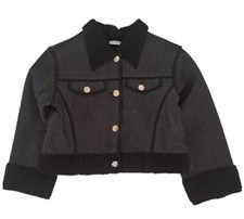 OVS Giubbotto giacca bomber nero giacca interno peluche bambina bimba 6 anni