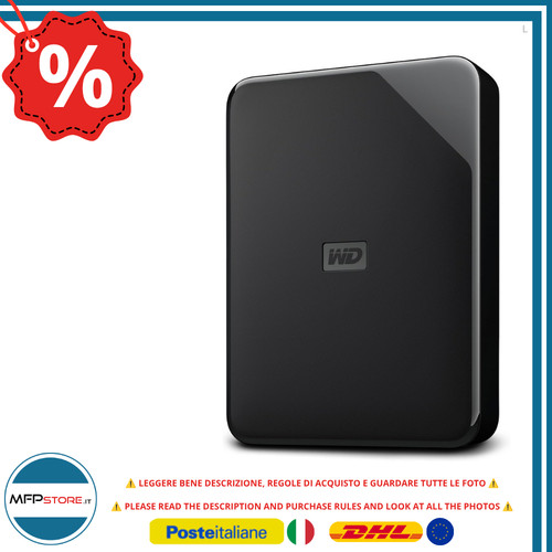 Hard disk esterno - portatile, wd