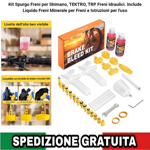 Kit spurgo freni per - kit,