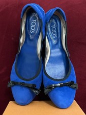 Pre-owned Tod’s Blue Suede