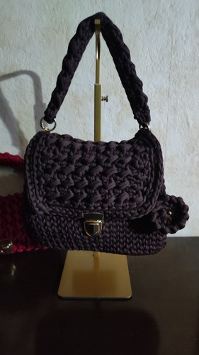 Borsa all uncinetto - uncinetto, a
