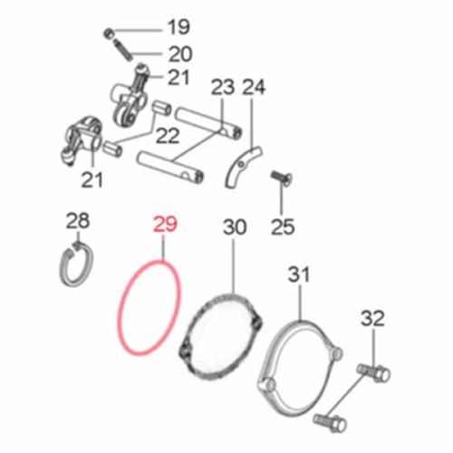 Lml 21400610 ring copertura - 21400610,
