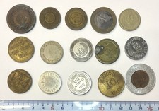 Lotto 15 Gettoni Vari In Buone Condizioni REF85233