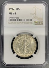 1942 ngc ms62 walking - ngc,