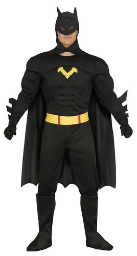 Costume super eroe nero