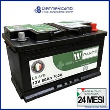 BATTERIA AUTO 80 Ah AFB - 760A Spunto | Start&Stop | 315x175x190 | 80Ah | VR800