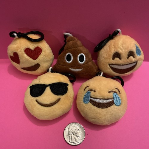 Portachiavi emoji peluche - portachiavi,