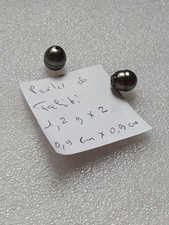 2 Véritables Perles de Tahiti