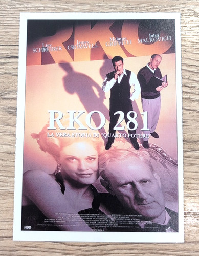 Cartolina poster film rko 281 - film,