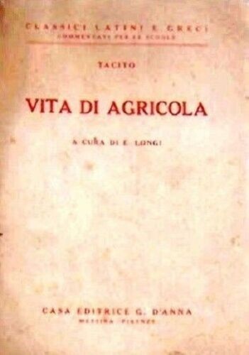 Tacito vita di agricola - tacito,