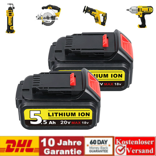 Per batteria dewalt 18v 5 - 2x,