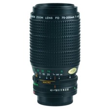 Canon 75-200/4.5 FD obiettivo