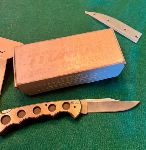 Buck the titanium 186 - ",