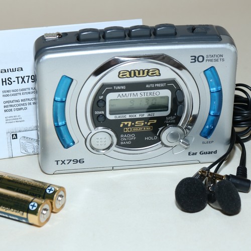 Walkman radio cassetta aiwa - walkman,