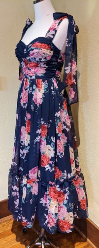 Abito midi floreale - , b