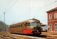 T12C) FERROVIE TRENO AUTOMOTRICE MFP ALn 772.1033 FIAT 1940 BASTIA CUNEO 1980