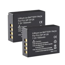 2x Batteria NP-W126 W126 per