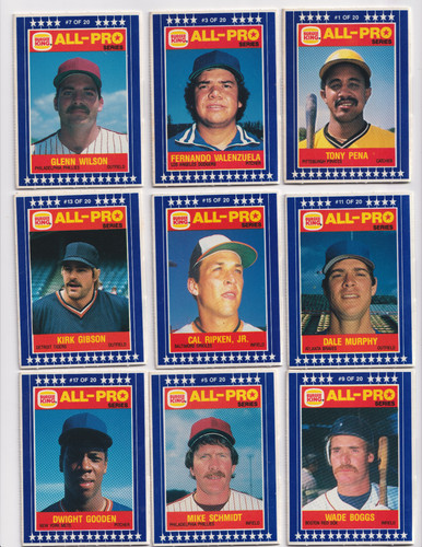 Set baseball burger king - baseball,