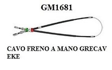 CAVO FRENO A MANO COMPLETO GRECAV EKE GM1681