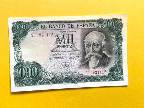 Superbe billet 1000 pesetas - 1000,