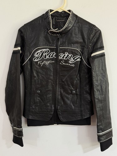 Giacca pelle moto exr racing - giacca,