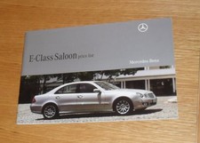 Listino prezzi Mercedes Classe