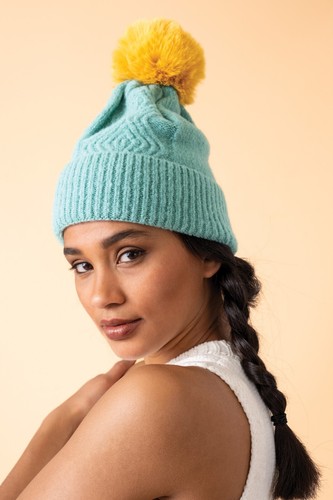 Cappello pompon ingrid design - cappello,