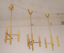 3 chandeliers, Italy, 1960s.