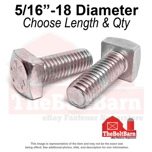 Square head bolts grade - 5/16",